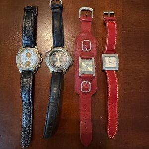 Guess Gold and Black Watch Collection